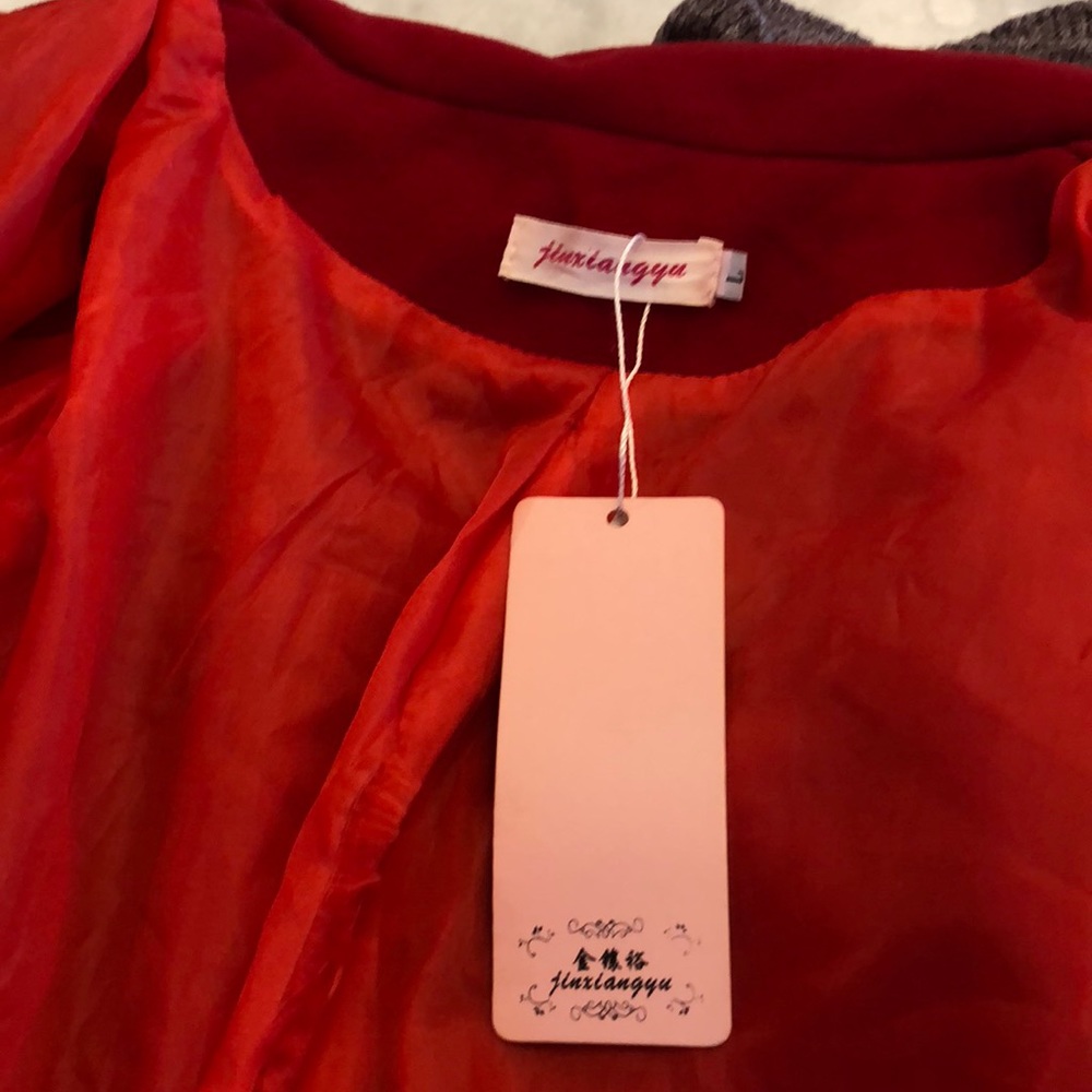 Red peacoat - Picture 4 of 4